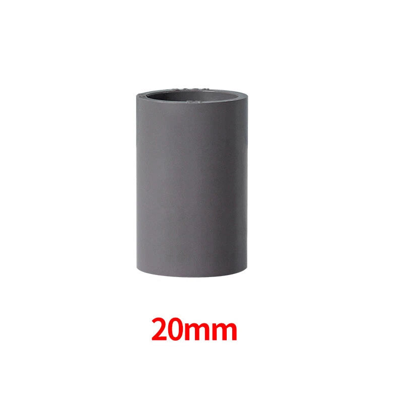 Grau PVC Muffe Rohr Gerade Fitting Klebefittings Rohrverbinder Montage Ø20-200mm