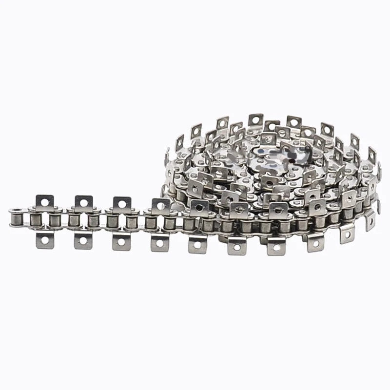 08B-1 Rollenkette 1/2" Antriebskette Rostfreier Stahl Förderkette Roller Chain