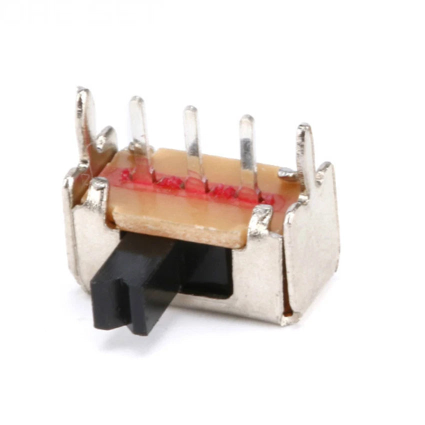 Mini Slide Switch On/Off 2-Position 3-Pin PCB Mount, 3mm Handle (SK12D07VG3)