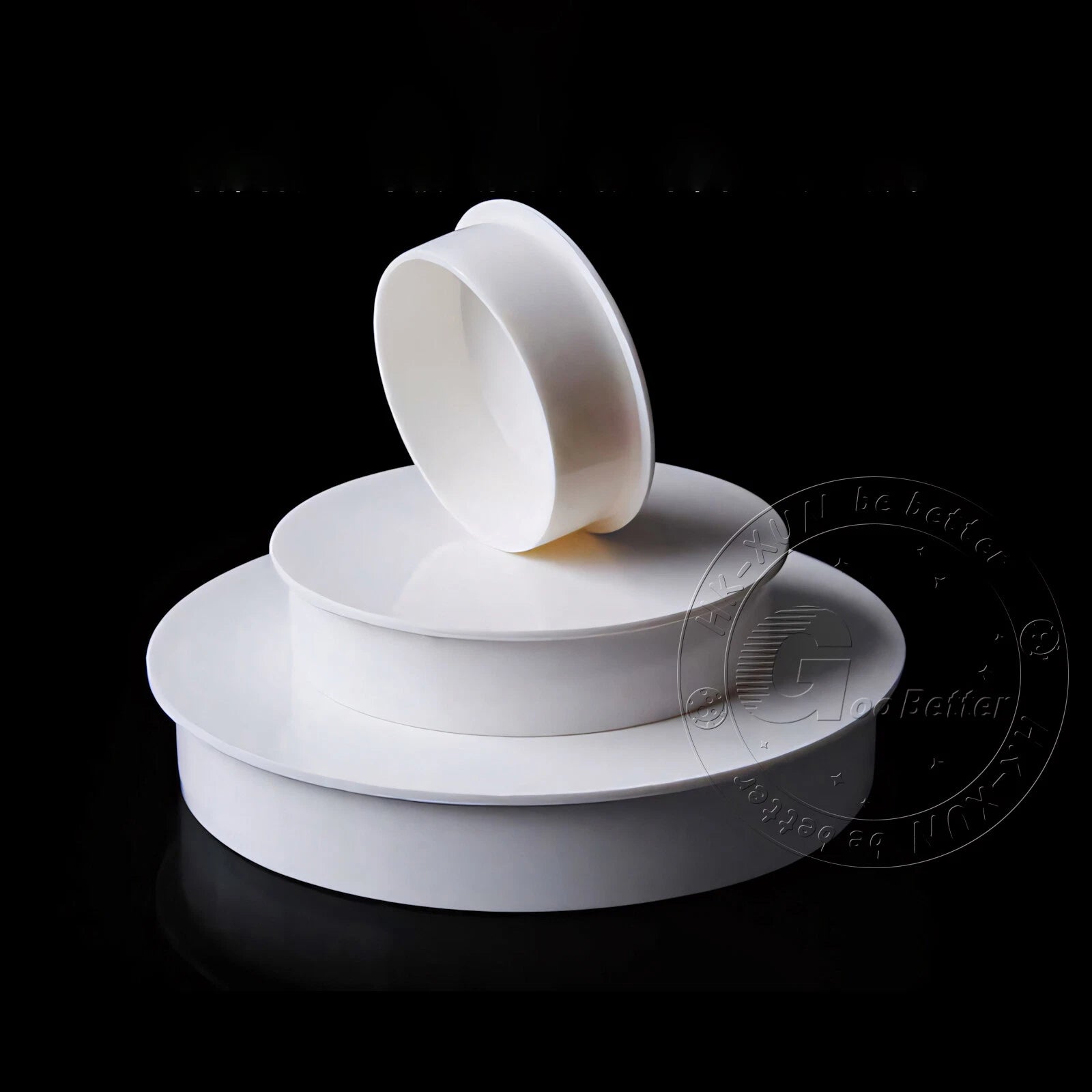 Ø 50 | 75 | 110 | 160mm PVC Rohr-Fittings Endkappe Deckel Abflussrohr Kappe Weiß