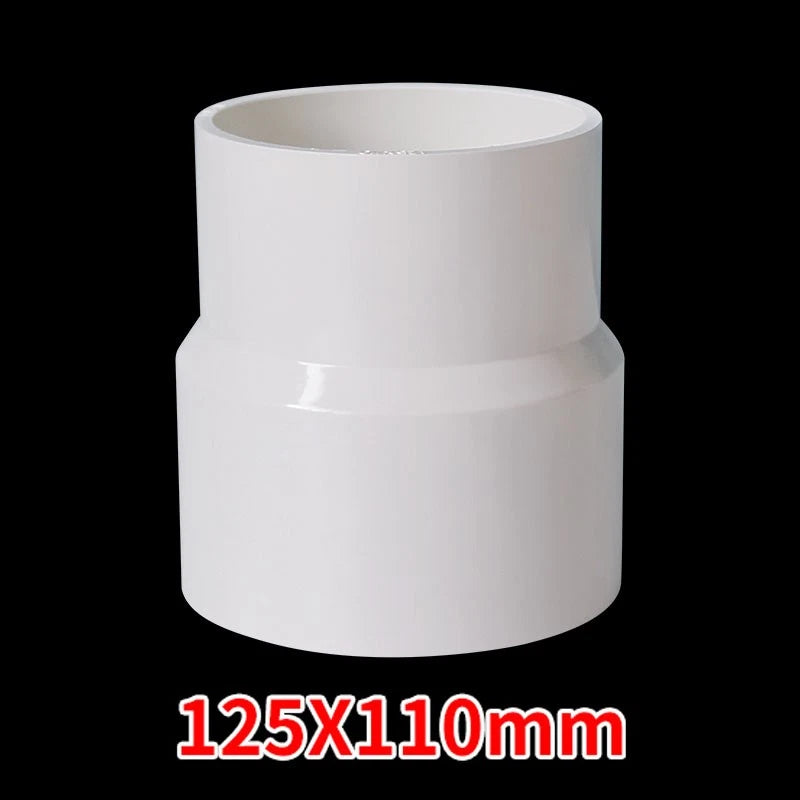 PVC Weiß Reduzierstück Muffe Rohr Fitting Klebefittings Ø25*20mm~Ø160*125mm