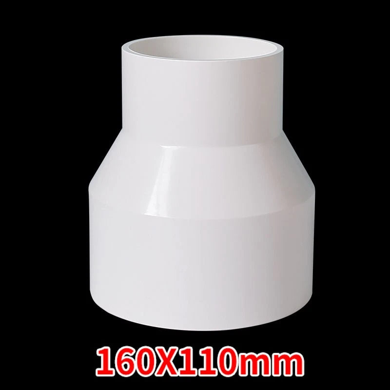PVC Weiß Reduzierstück Muffe Rohr Fitting Klebefittings Ø25*20mm~Ø160*125mm