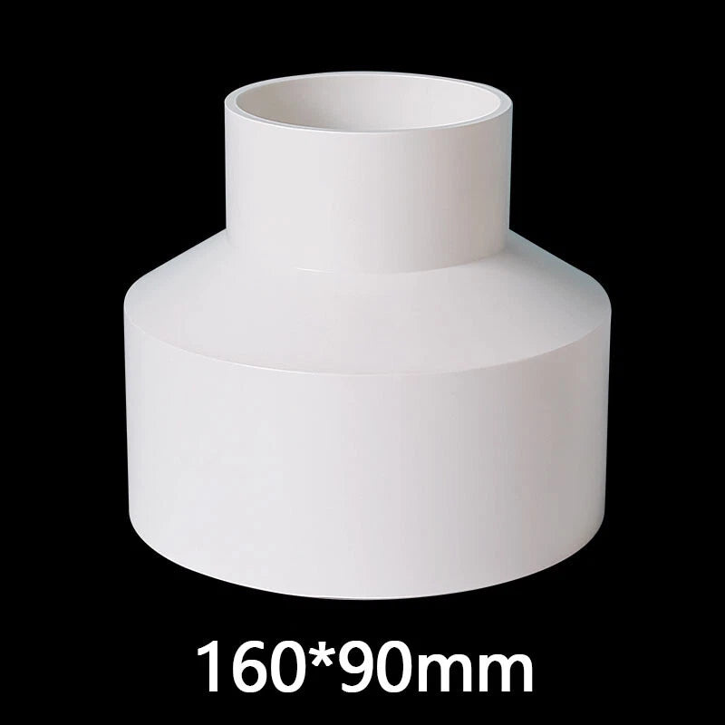 PVC Weiß Reduzierstück Muffe Rohr Fittings Verbinder Klebefittings 20mm~160mm