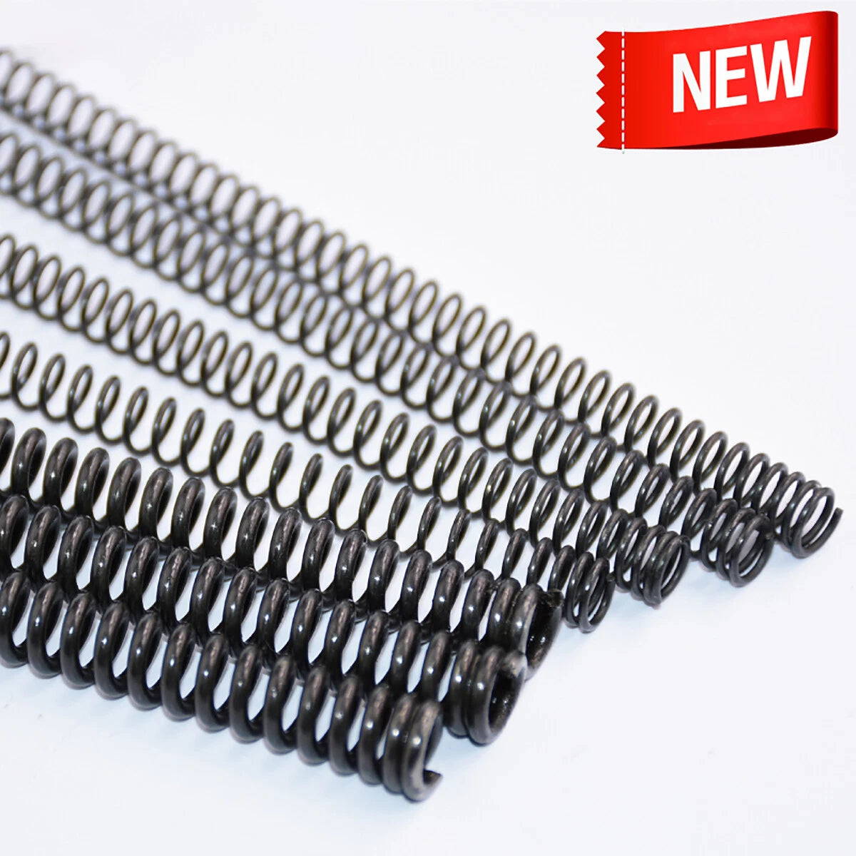 400mm Druckfeden Federstahl Rückstellfedern Compression Spring -Schwarz ALL SIZE