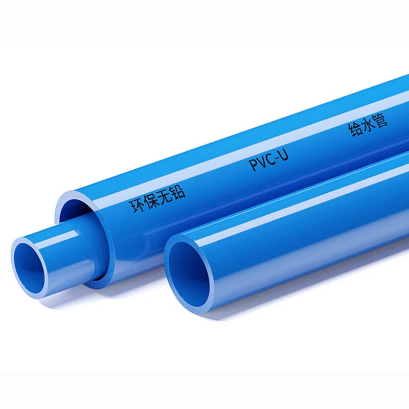 Blue PVC Pressure Pipe for Pool & Pond – OD 20–50mm Solvent Weld, 0.2m Length