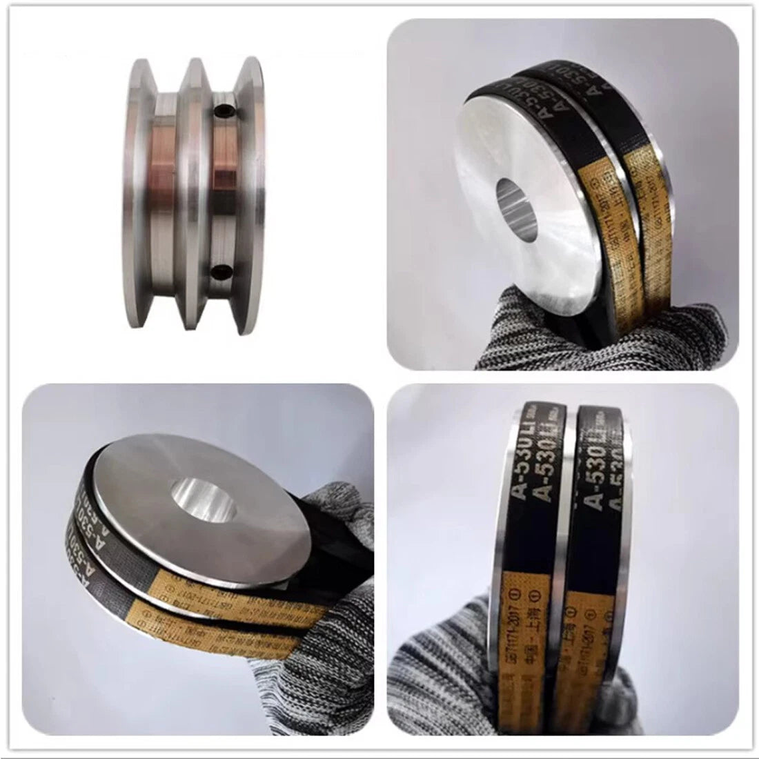 Classical V-Belt Profile A (DIN 2215) — 13mm × 8mm Cross-Section, Sizes A-400 to A-1000