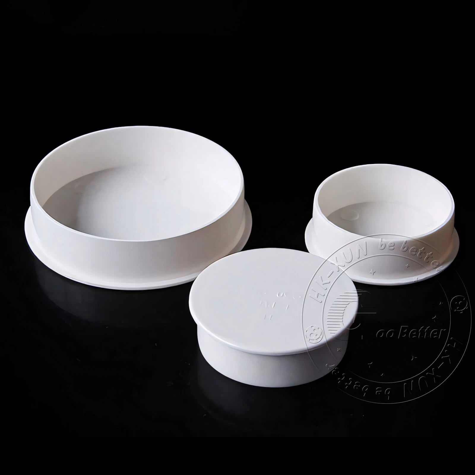 Ø 50 | 75 | 110 | 160mm PVC Rohr-Fittings Endkappe Deckel Abflussrohr Kappe Weiß