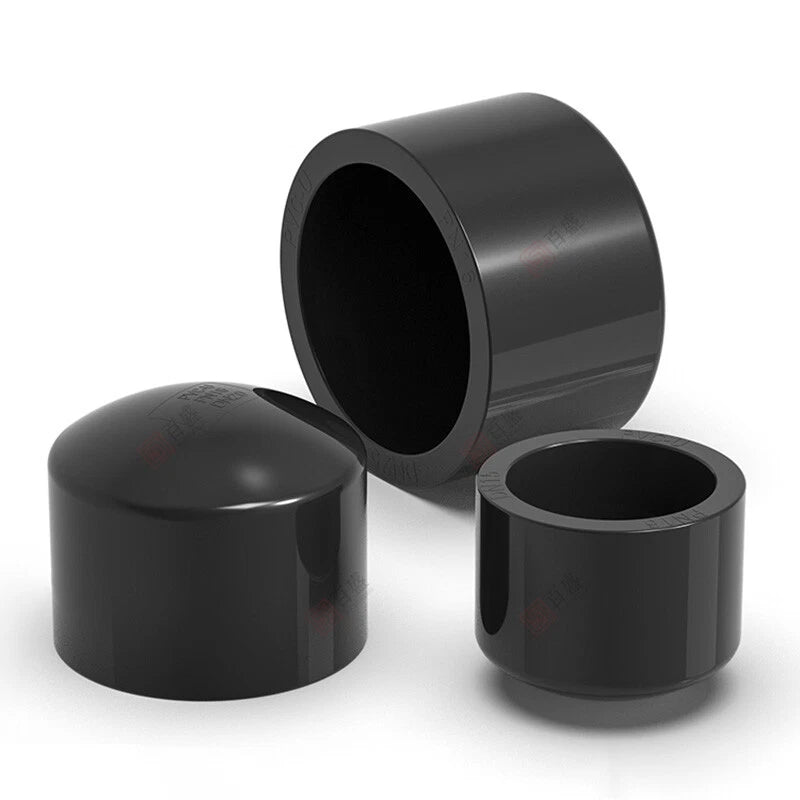 20mm-160mm PVC UPVC Rohr-Fittings Endkappe Endstecker Deckel Stopfen Dunkelgrau