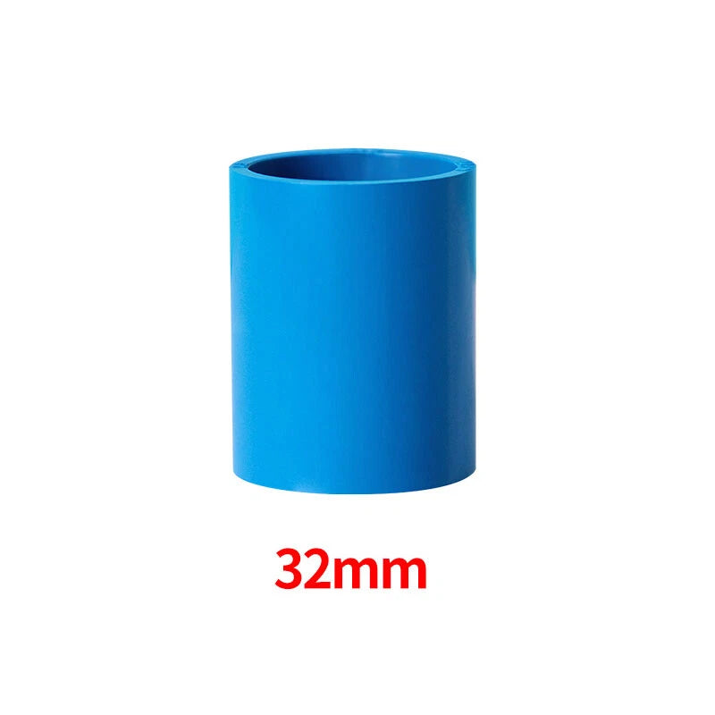 PVC Blau Muffe Rohr Gerade Fitting Klebefittings Rohrverbinder Montage Ø20~160mm