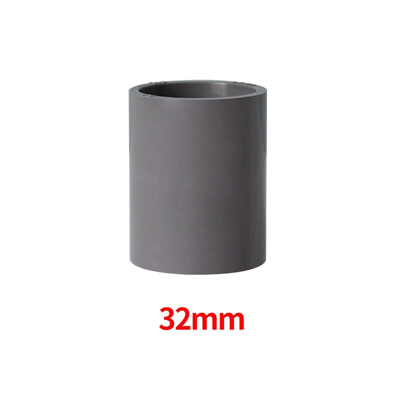 Grau PVC Muffe Rohr Gerade Fitting Klebefittings Rohrverbinder Montage Ø20-200mm