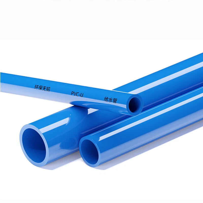 Blue PVC Pressure Pipe for Pool & Pond – OD 20–50mm Solvent Weld, 0.2m Length