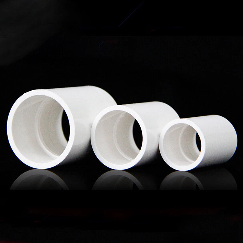 PVC Plastik Muffe Rohr-Fittings Klebefittings Hülse Ø 20,25,32,40,50,75,90,110mm