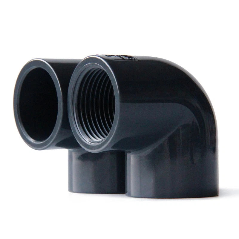 PVC Fittings Winkel 90 Grad Klebefitting mit Innengewinde 1 2" bis 2" Klebemuffe