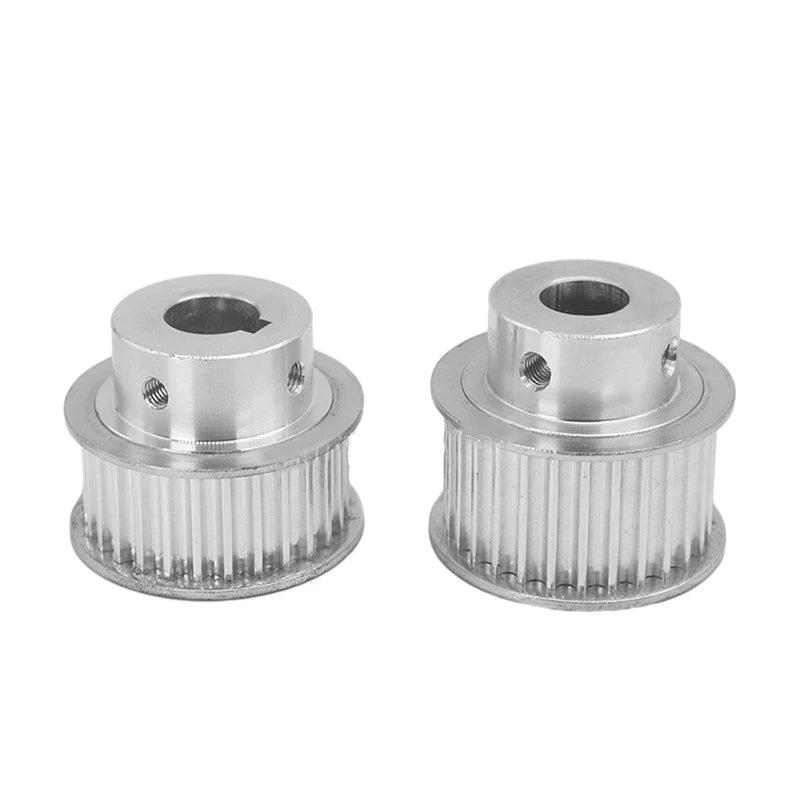 5M Riemenscheibe 35-80 Zähne Zahnrad Pulley für 15mm 20mm 25mm Breite Zahnriemen