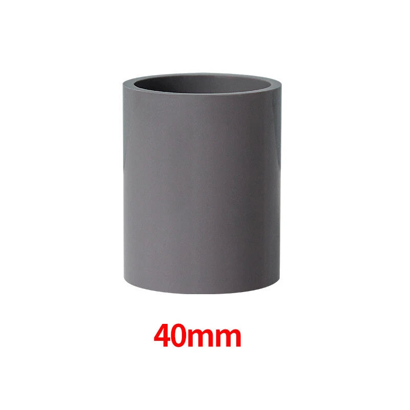 Grau PVC Muffe Rohr Gerade Fitting Klebefittings Rohrverbinder Montage Ø20-200mm