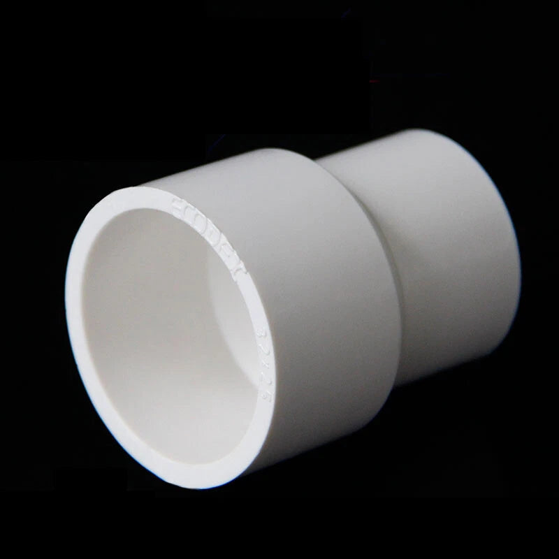 PVC Weiß Reduzierstück Muffe Rohr Fittings Verbinder Klebefittings 20mm~160mm