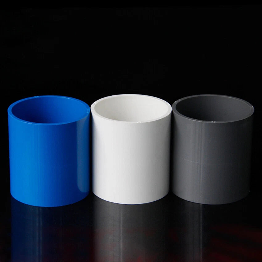 PVC Plastik Muffe Rohr-Fittings Klebefittings Hülse Ø 20,25,32,40,50,75,90,110mm