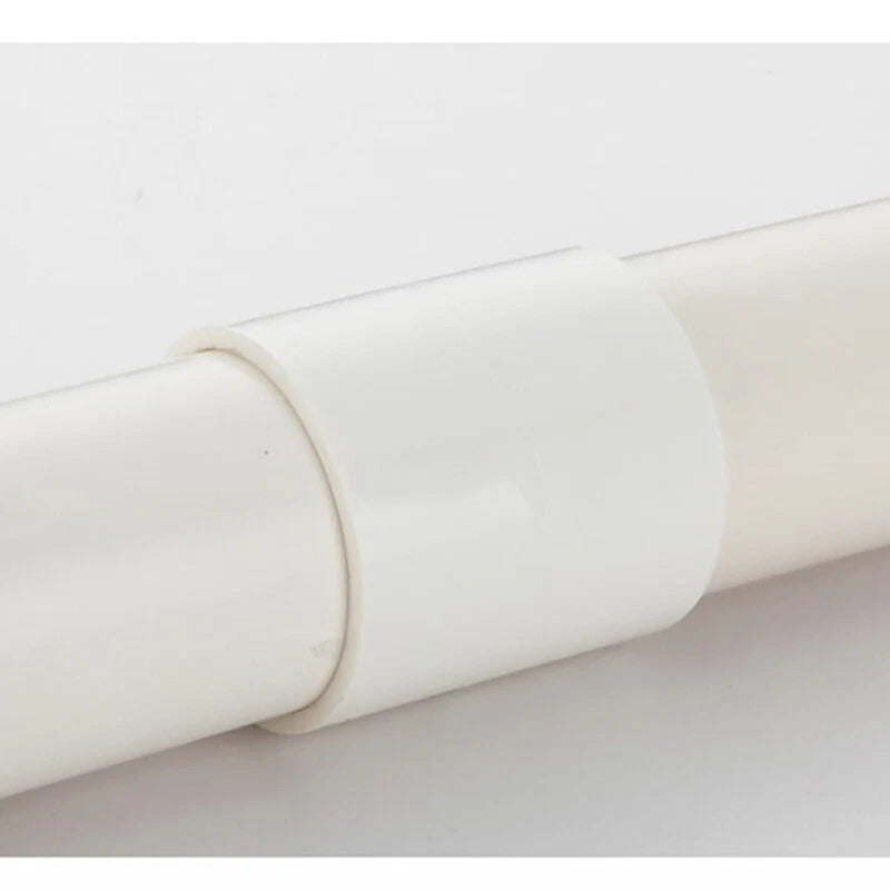 Weiß PVC Muffe Rohr Gerade Fitting Klebefittings Rohrverbinder ID 16mm Bis 160mm