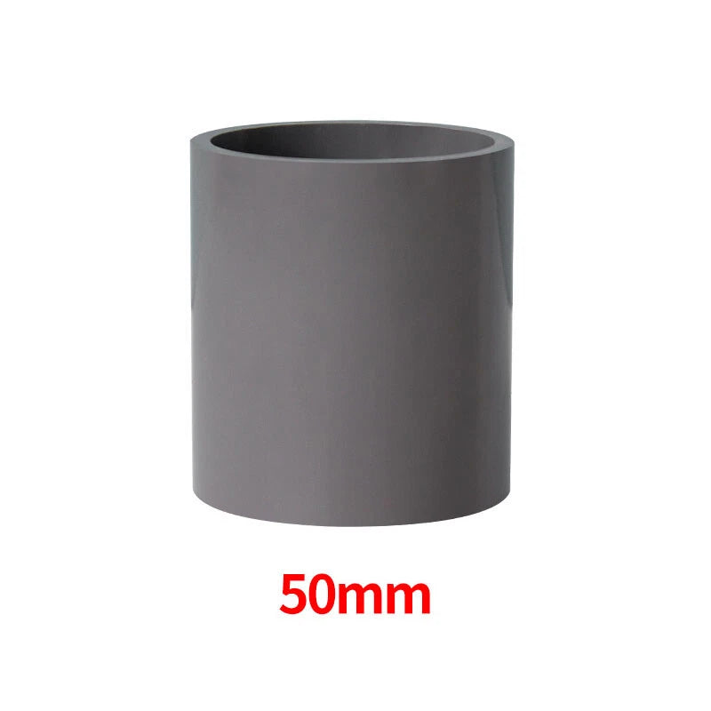 Grau PVC Muffe Rohr Gerade Fitting Klebefittings Rohrverbinder Montage Ø20-200mm