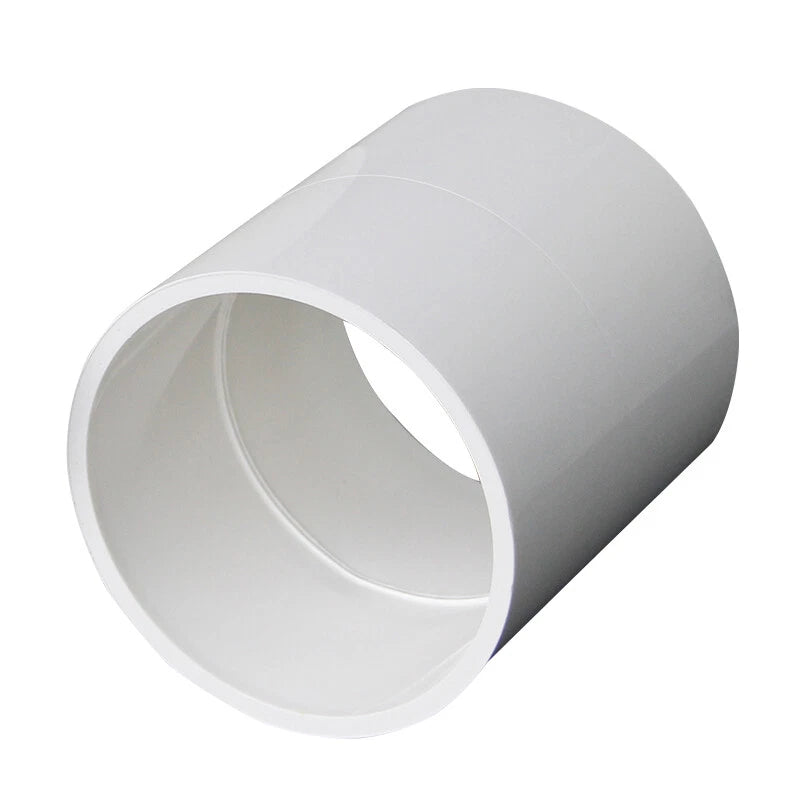 Weiß PVC Muffe Rohr Gerade Fitting Klebefittings Rohrverbinder ID 16mm Bis 160mm