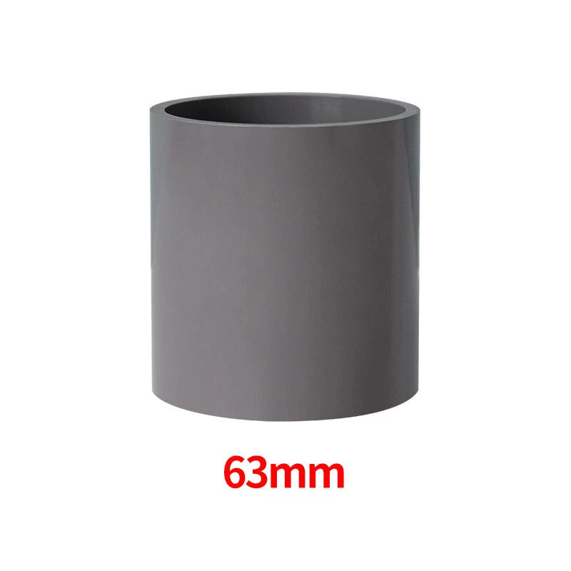 Grau PVC Muffe Rohr Gerade Fitting Klebefittings Rohrverbinder Montage Ø20-200mm