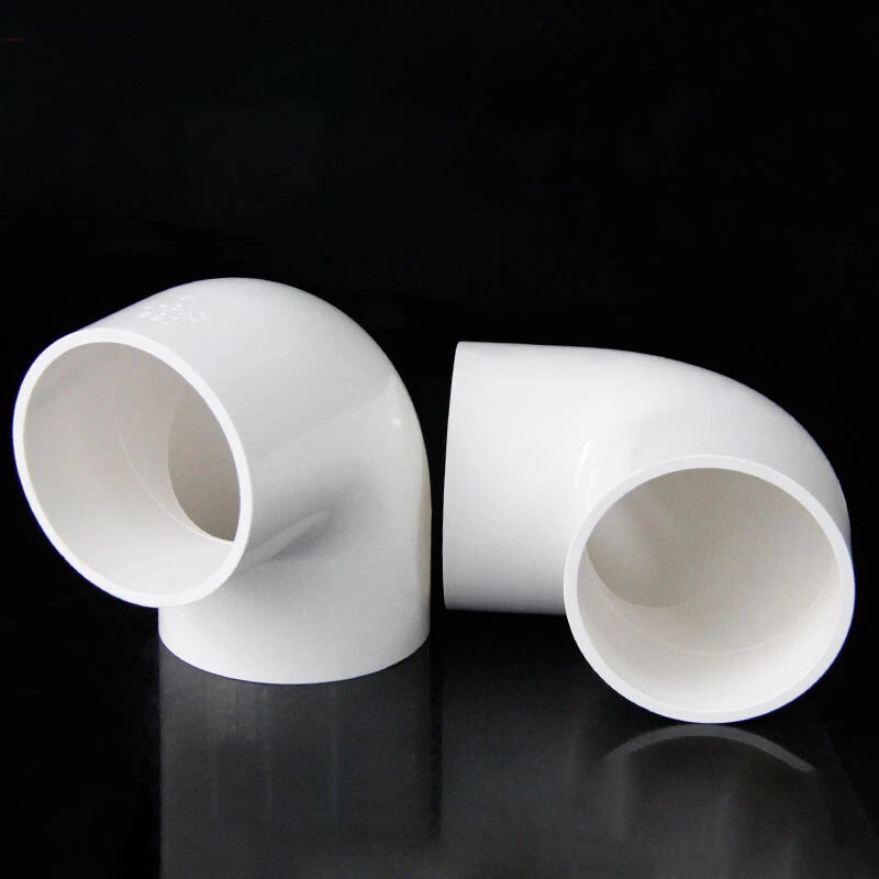 PVC Klebe Fittings Verbinder Bogen Nippel 90° Winkel Winkel Hahn Rohr 16mm-200mm