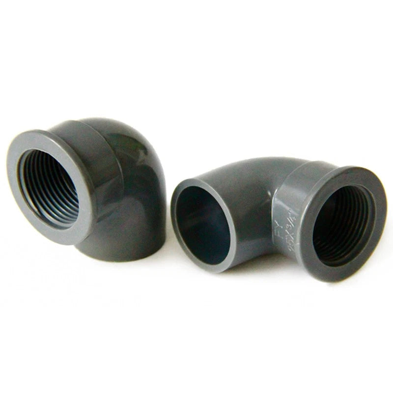 PVC Fittings Winkel 90 Grad Klebefitting mit Innengewinde 1 2" bis 2" Klebemuffe