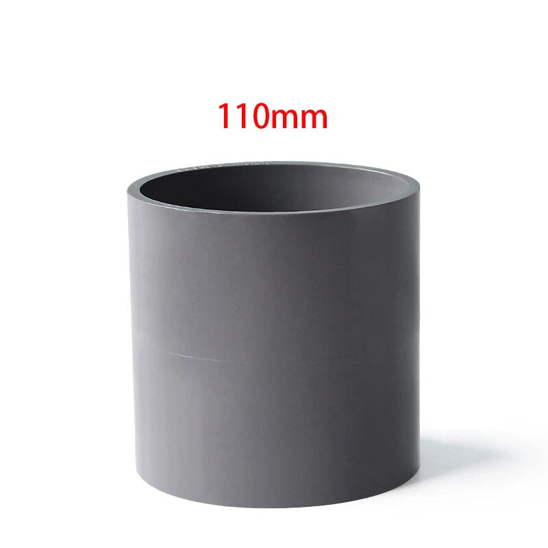 Grau PVC Muffe Rohr Gerade Fitting Klebefittings Rohrverbinder Montage Ø20-200mm