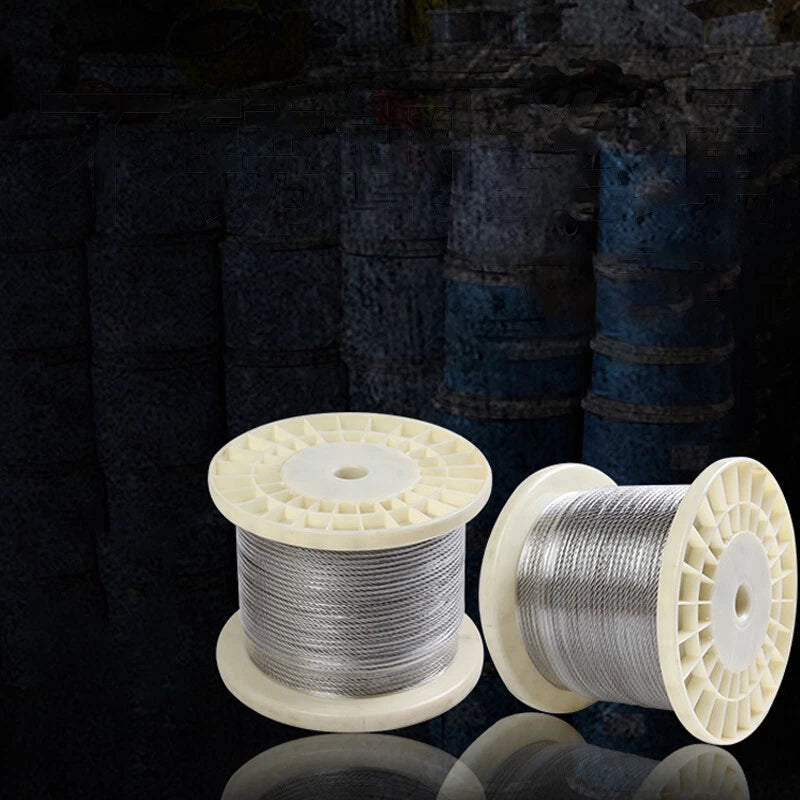 Stainless Steel  304 Wire Rope Cable Rigging Steel Wire Rope Lifting Metal Cable