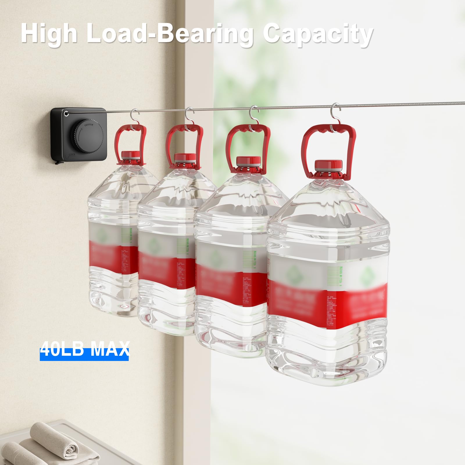 Retractable Clothesline Indoor -HomeDIYer