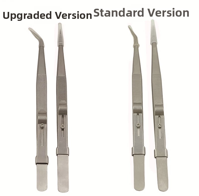 Jewelry Tweezers Stainless Steel Gemstone Gripping Tool 6 Styles