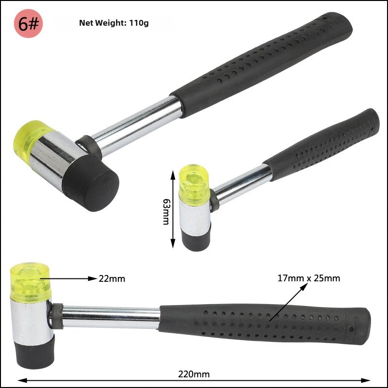Jewelry & Metalworking Hammer – Mini Shaping Hammer for Gold Silver Craft, Stamping & Metal Forming (18 Models)