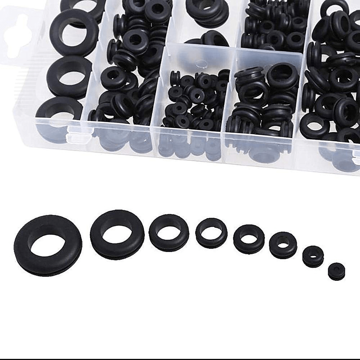 Rubber Sealed Wire Guard Coil 125pcs Box O - Ring | HomeDIYer - HomeDIYer