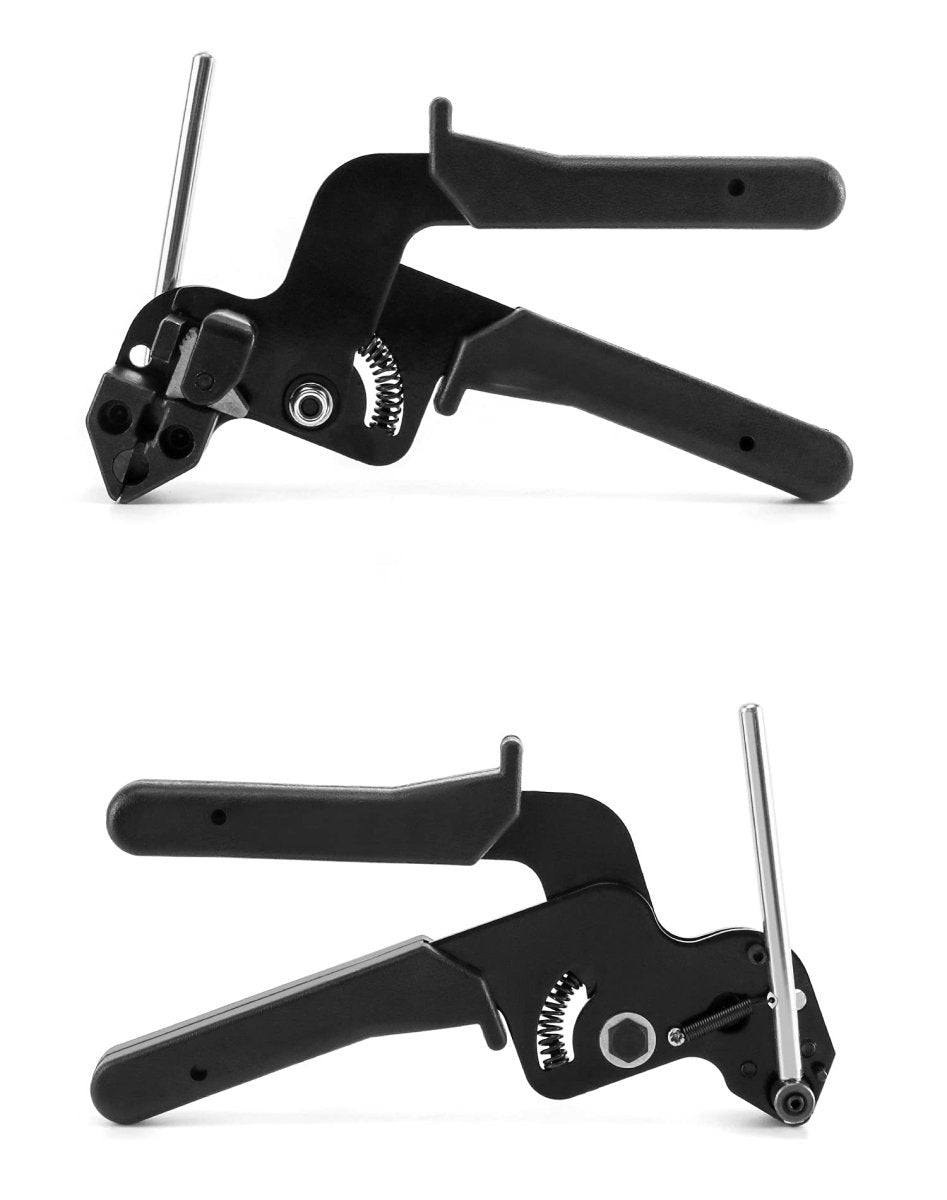 Cut Tool - Cable Tie Gun with Stainless Steel Zip Tie Tightener | Self - Locking Fasten & Cut Tool for Nylon, Plastic, Steel Cable Ties - HomeDIYer