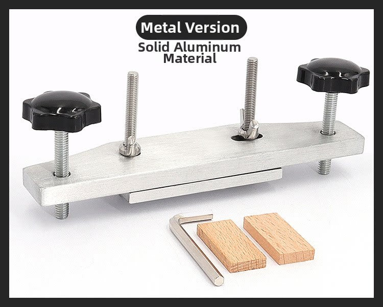 Acoustic Guitar Bridge Gluing Clamp Set – Saddle & Bridge Repair Fixing Tool for Folk Guitar (Solid Wood & Metal)