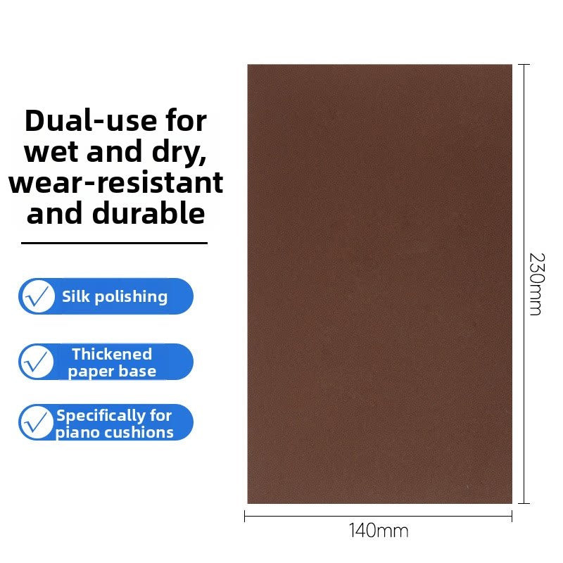 Guitar Luthier Sandpaper – Nut & Saddle Sanding, Polishing & Rust Removal Paper for Guitar Repair