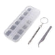 1100Pcs Eyeglasses Repair Kit, Tiny Sunglasses Screws, Glasses Screws and 5 Pairs Nose Pads with Micro Screwdriver Tweezer for Watch Clock Spectacle Eye Glass Repair