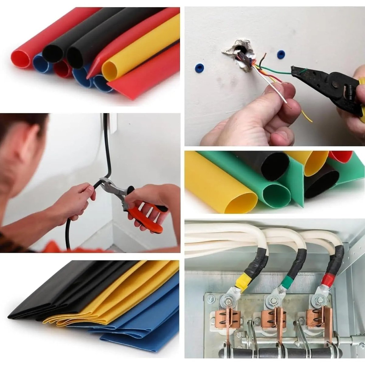 328PCS Colorful Heat Shrink Tubing Set - 12 Colors 9 Sizes - HomeDIYer
