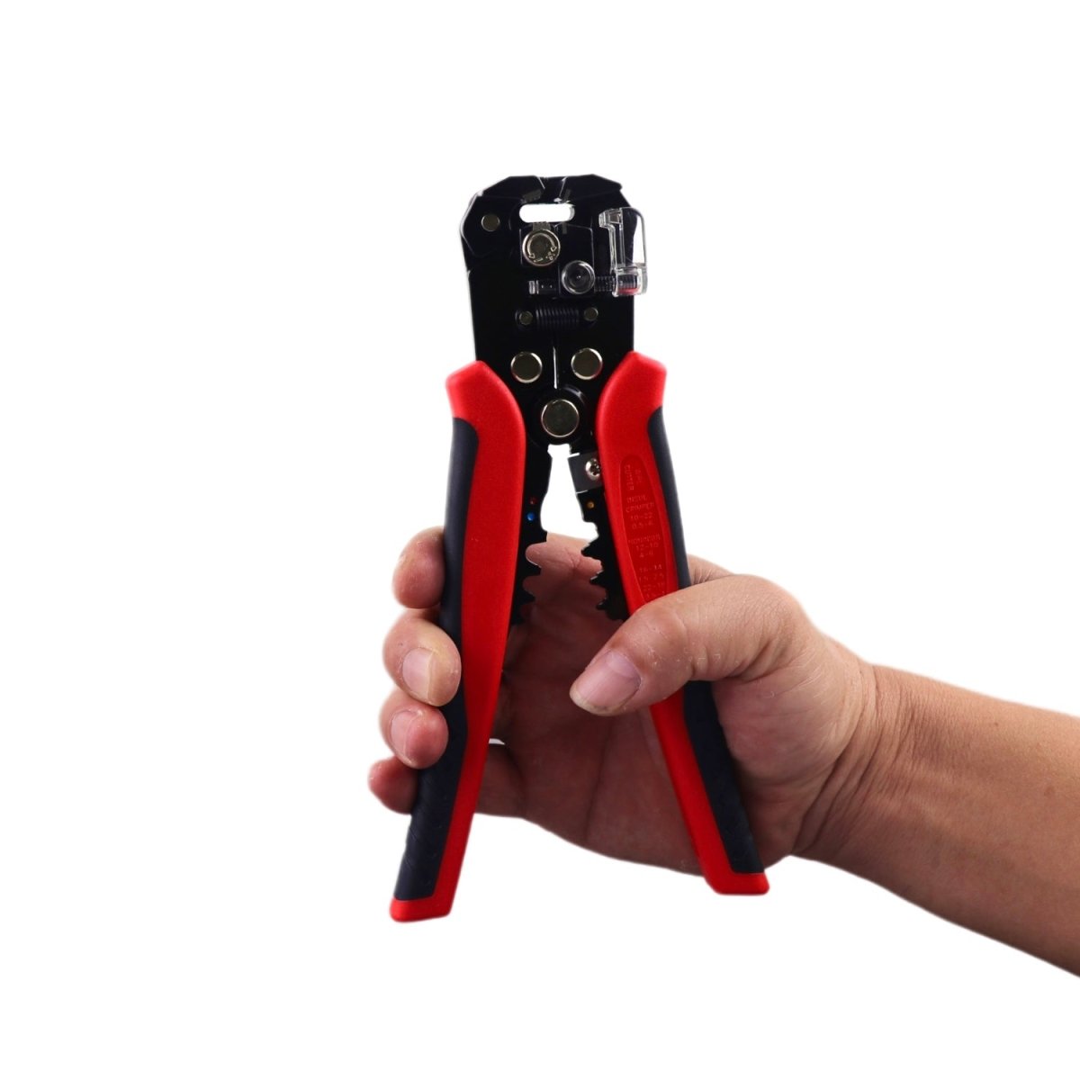 3 - in - 1 Automatic Wire Stripper/Cutter/Crimper, AWG10 - 24, 8 Inch Multi Pliers For Electrical Wire Stripping, Cable Cutting, Crimping - HomeDIYer