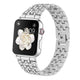 Diamond Studded Apple Watch Band with Connector 38 40 41 42 44 45 49mm