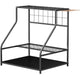 Multi-Purpose Garden Tool Organizer,3-Tier Yard Tool Storage Rack,with Hooks for Long-Handled,Broom,Shovel