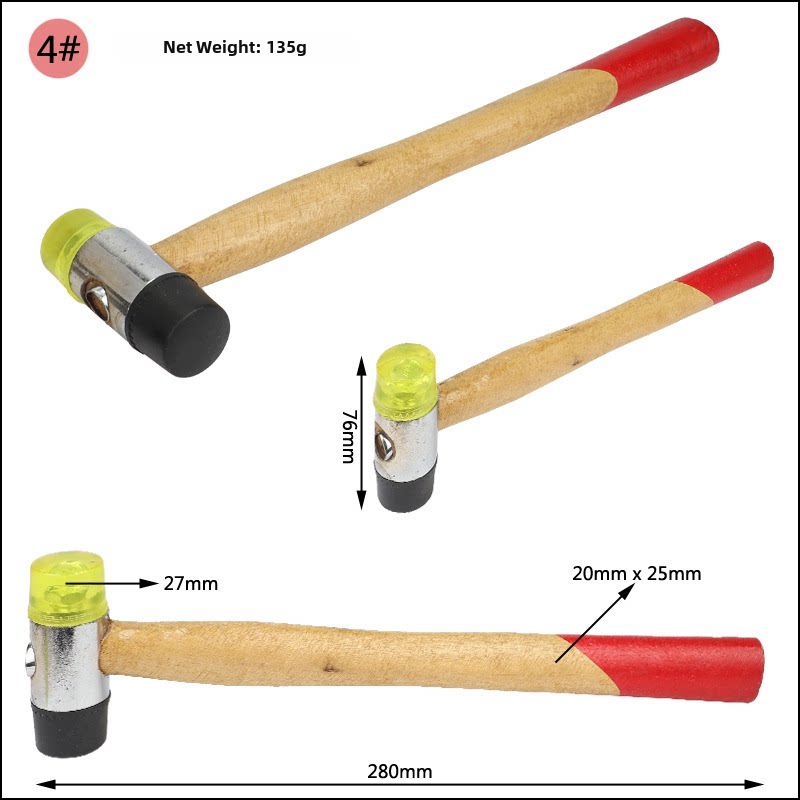 Jewelry & Metalworking Hammer – Mini Shaping Hammer for Gold Silver Craft, Stamping & Metal Forming (18 Models)