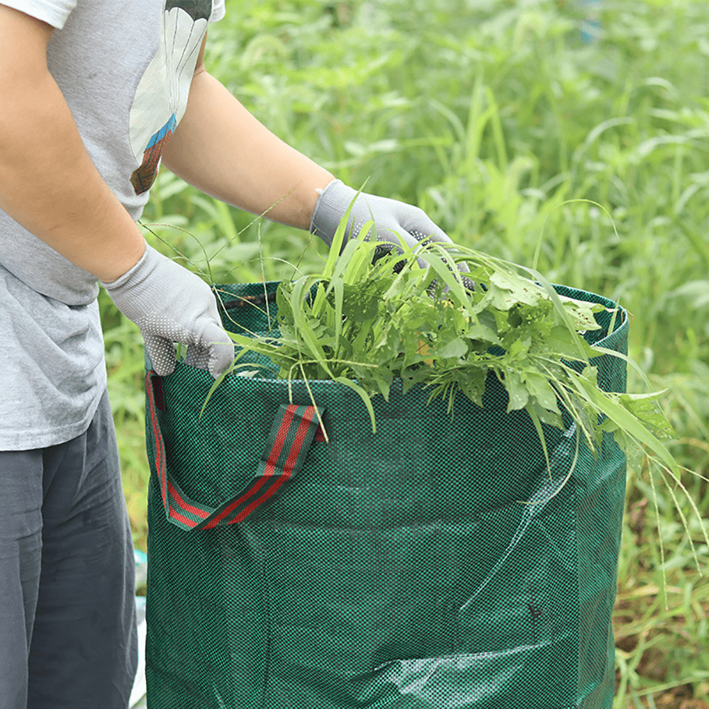 Garden Waste Bags Large Heavy Duty Refuse Sacks Round With Handles 100L - 500L - HomeDIYer