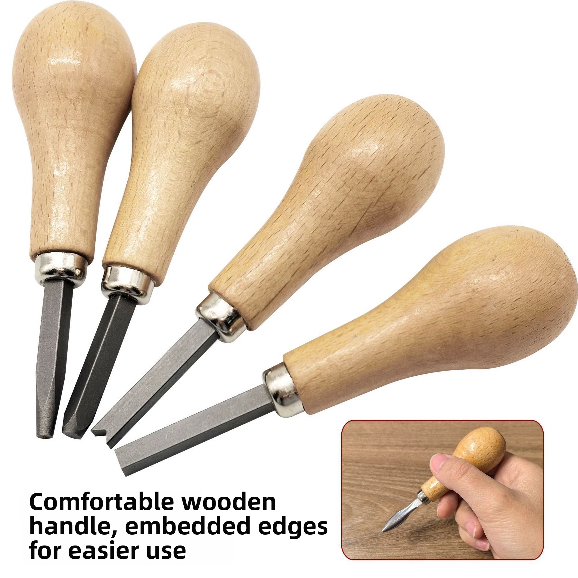 Jewelry Inlay Tool Set – Edge Pusher Knives, Engraving & Overlay Blades