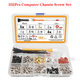 332pcs PC Screw Spacing Set Kit for Computer Case Hard Drives Motherboard Cooler