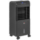 Evaporative Air Cooler 3.2 Gal Tank, 270-377 sq ft, 3-in-1 Ice Cooling Fan with 60° Oscillation, 12H Timer, 3 Modes & Remote, Black