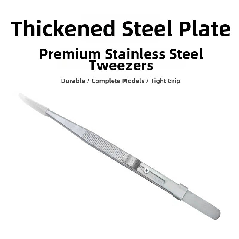 Jewelry Tweezers Stainless Steel Gemstone Gripping Tool 6 Styles