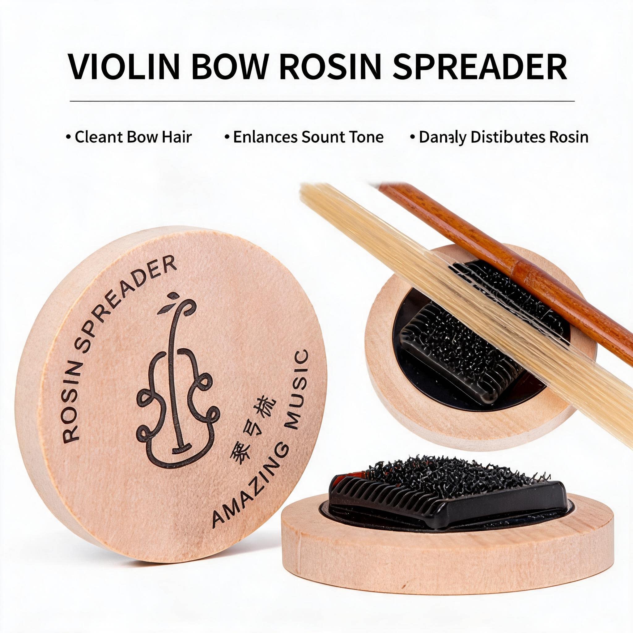 Violin Bow Comb Bow Hair Comb Large Viola Bow Hair Rosin Removal Comb Removal Excess Rosin