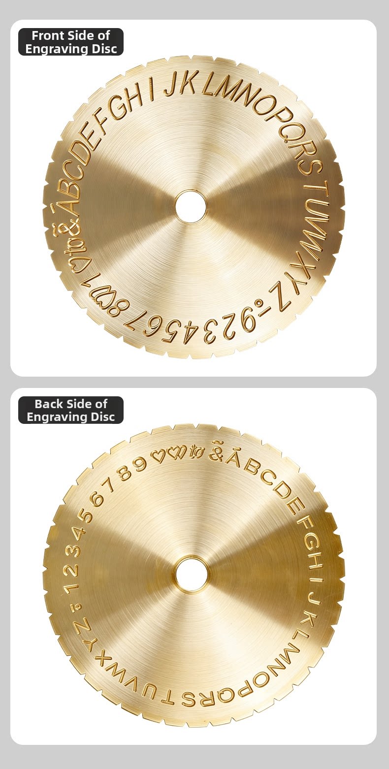 Ring Inner Engraving Machine – High-Precision Manual Numeral, Symbol & Letter Marking Tool for Gold & Silver Rings