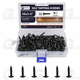 Phillips Modified Truss Head Self-Drilling Screws Wood Screws Kit Black Carbon Steel Steel Self Tapping Sheet Metal Screws
